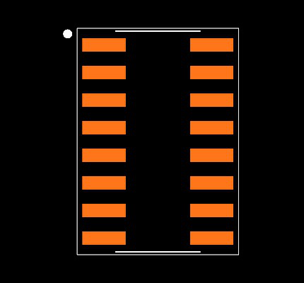CD74HCT4051MT Footprint