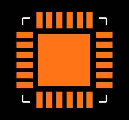 CDC421A312RGET Footprint