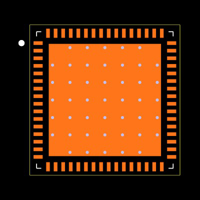CDCE72010RGCR Footprint