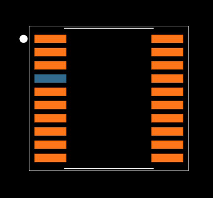 CDCE906PWG4 Footprint