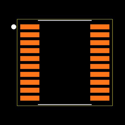 CDCE937PWG4 Footprint