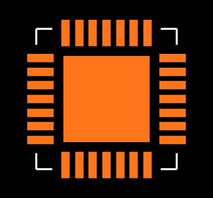 CDCLVP2104RHDT Footprint