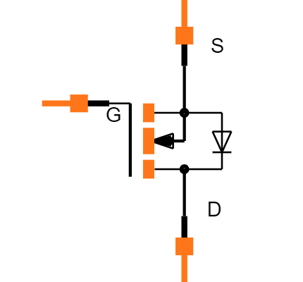 CSD13385F5 Symbol