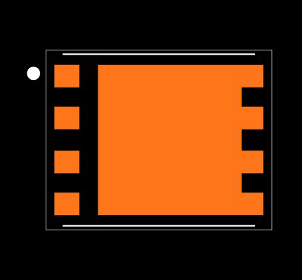 CSD18537NQ5A Footprint