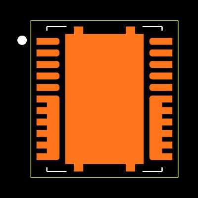 CSD95373AQ5M Footprint