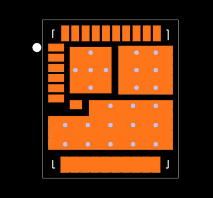 CSD95481RWJ Footprint