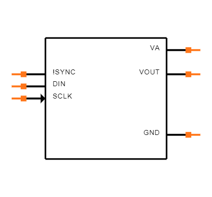 DAC081S101CIMMX/NOPB Symbol