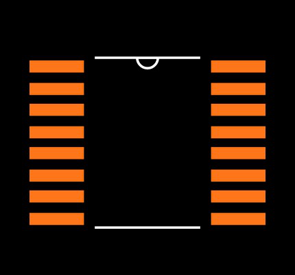 DAC1220EG4 Footprint