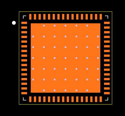DAC3154IRGCT Footprint