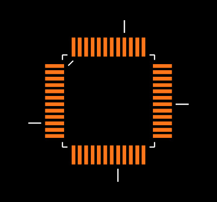 DAC5672MPFBEP Footprint