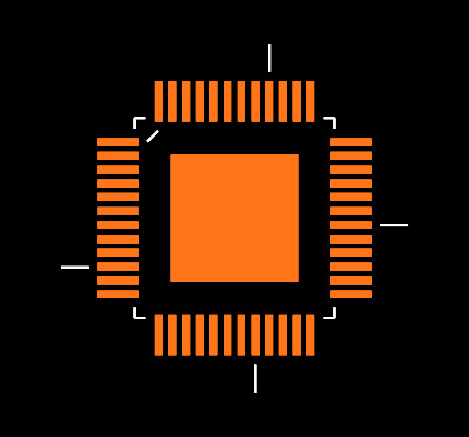 DAC5675IPHP Footprint