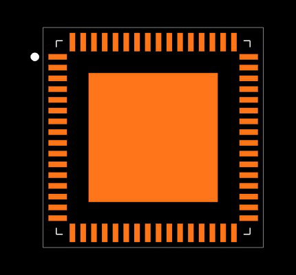 DAC5689IRGCR Footprint