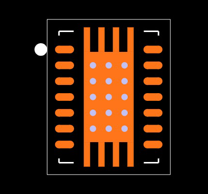 DAC70004IDMDT Footprint