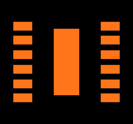 DAC7551IDRNT Footprint