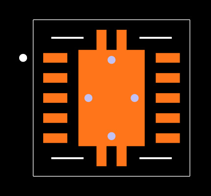 DAC7562SDSCT Footprint