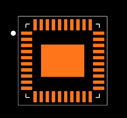 DAC7716SRHAR Footprint
