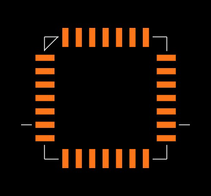 DAC7725NB Footprint