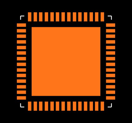 DAC7728SRTQT Footprint