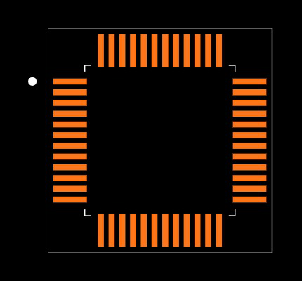 DAC7742YB/250 Footprint