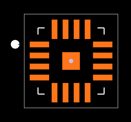 DAC80508ZRTER Footprint