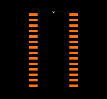 DAC813KP Footprint