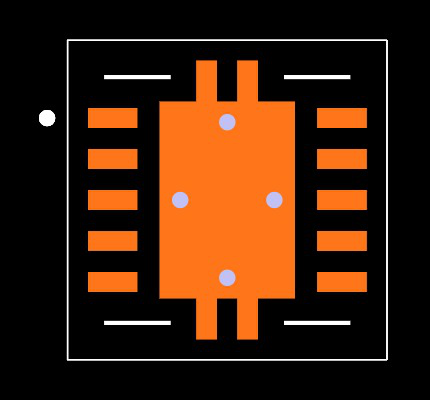 DAC8162TDSCT Footprint