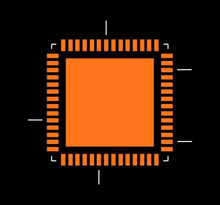 DAC8228SRTQT Footprint