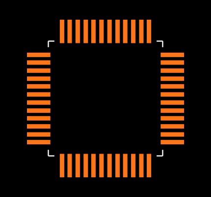 DAC8234SPFB Footprint