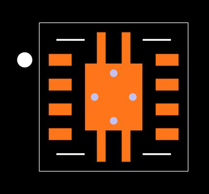 DAC8531IDRBT Footprint