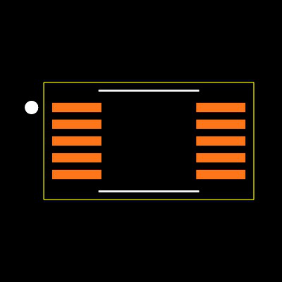 DAC8563SDGSR Footprint