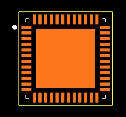 DAC8718SRGZT Footprint