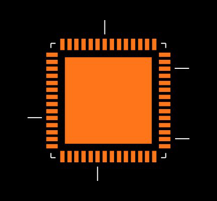 DAC8728SRTQT Footprint