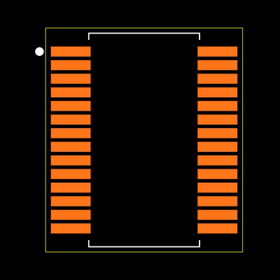 DAC8806IDB Footprint