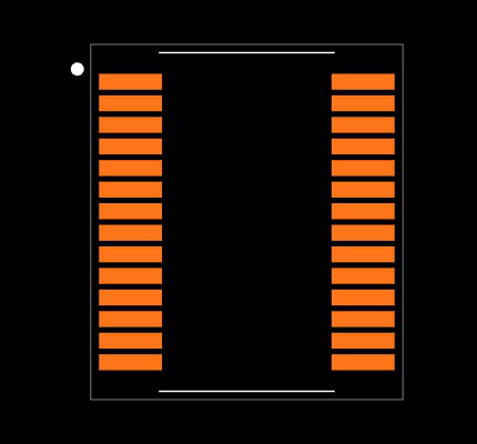 DAC8814IBDBT Footprint