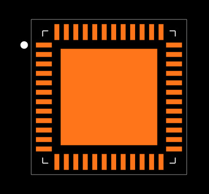 DDC114IRTCR Footprint
