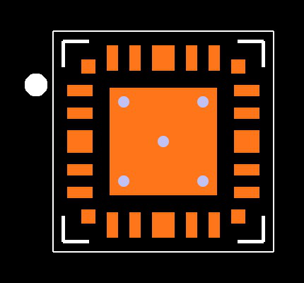 DP83825IRMQR Footprint