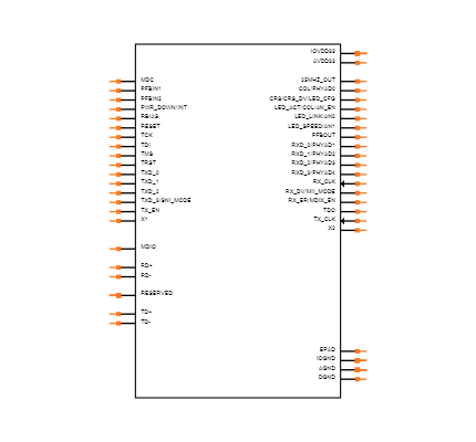 DP83848EVV/NOPB Symbol