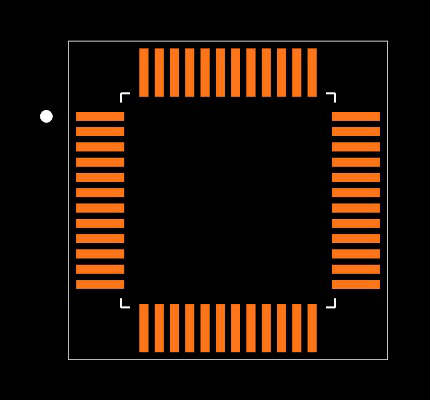 DP83848EVVX/NOPB Footprint