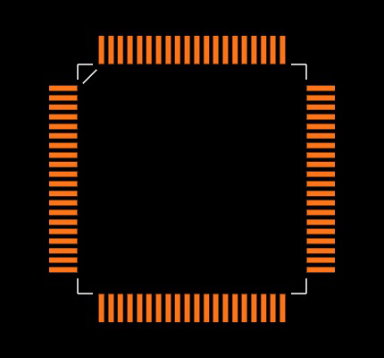DP83849IDVSX/NOPB Footprint