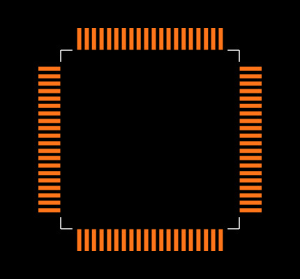 DP83849IFVS/NOPB Footprint