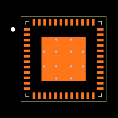 DP83867ERGZTG4 Footprint