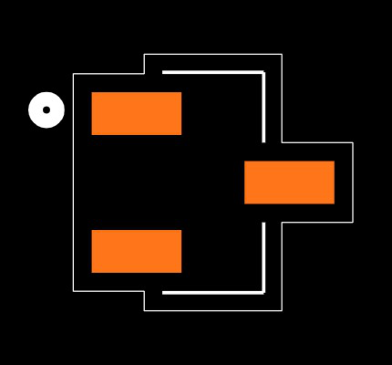 DRV5055A1QDBZT Footprint