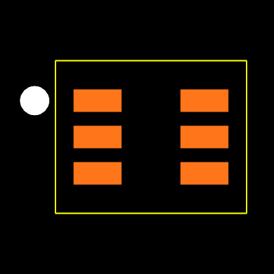 DRV8220DRLR Footprint