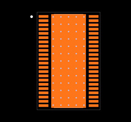 DRV8262DDWR Footprint