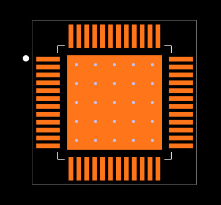 DRV83053PHPR Footprint