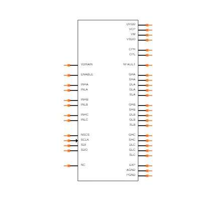 DRV8340SPHPRQ1 Symbol