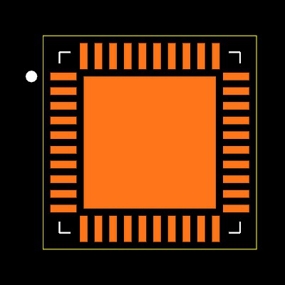 DRV8353SRTAT Footprint