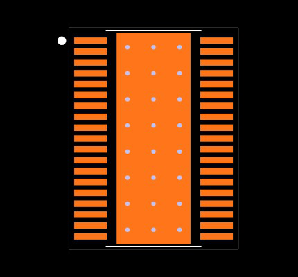 DRV8711DCPR Footprint
