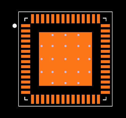 DRV8718SQRVJRQ1 Footprint
