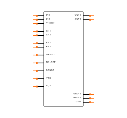DRV8816PWP Symbol